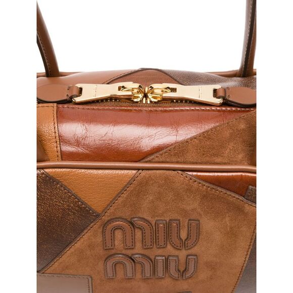 Miu Miu Women Beau Leather Handbag - Picture 3 of 5